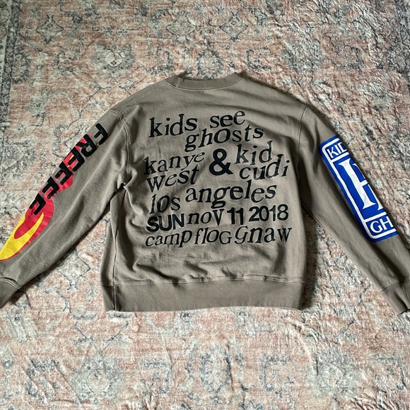 Kanye West Kid Cudi 2018 Crewnwck - Picture 2 of 7